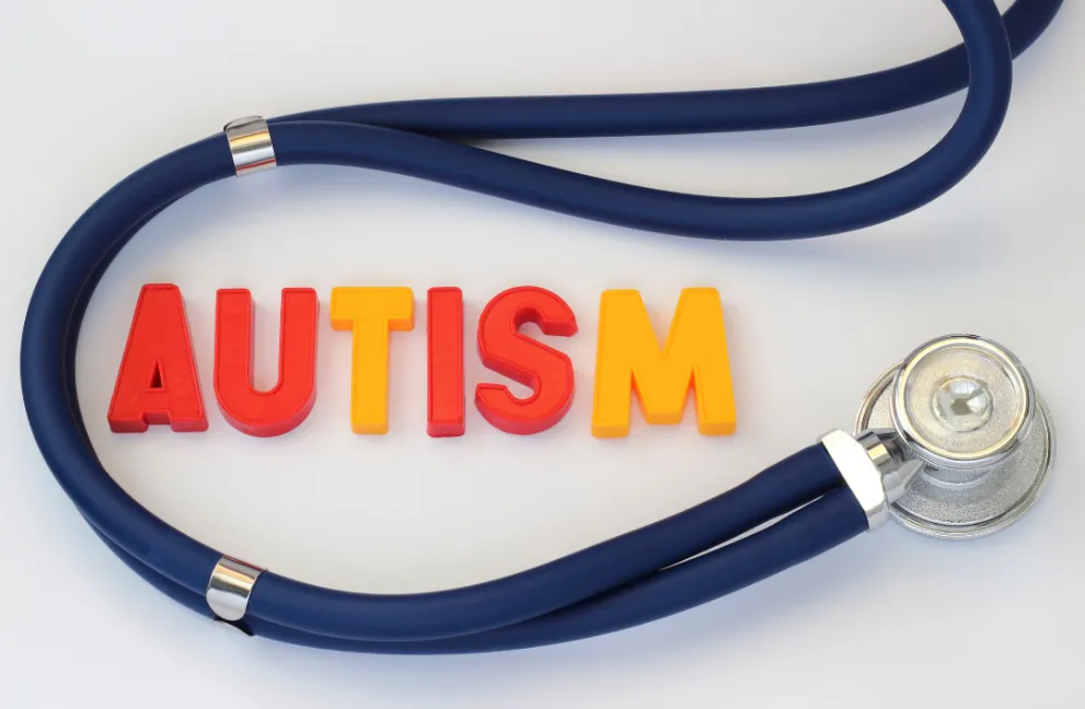 Word autism with a stethoscope