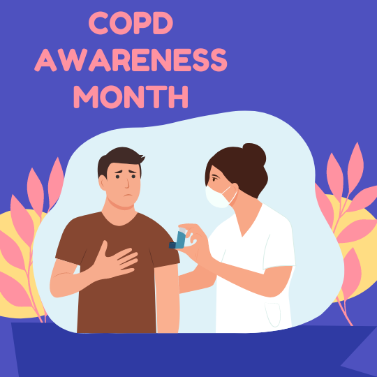 COPD Awareness Month Illustration