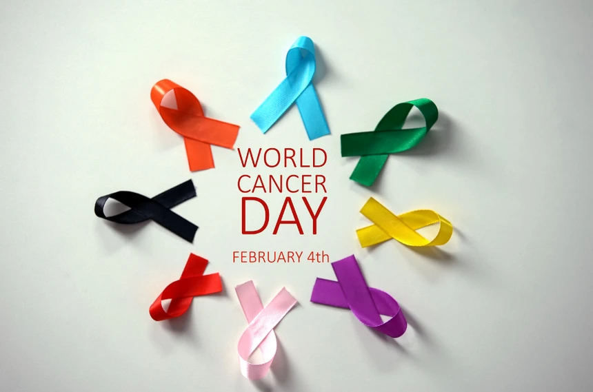 World Cancer Day Ribbons