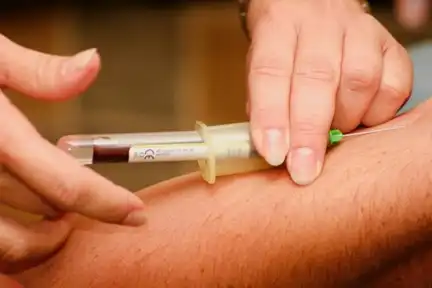 Needle Getting Blood Drawn