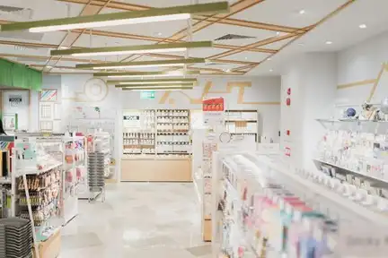 Inside a pharmacy