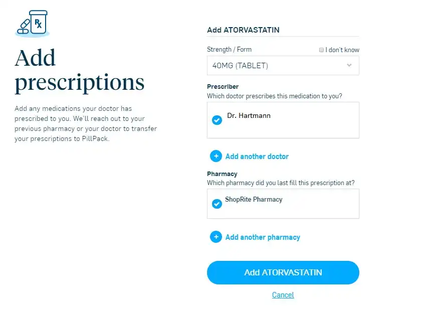 How to use PillPack's Mail Order program RxLess