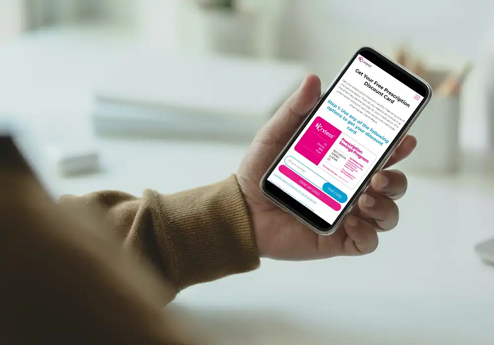 rxless mobile site on iphone