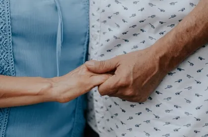 Holding hands