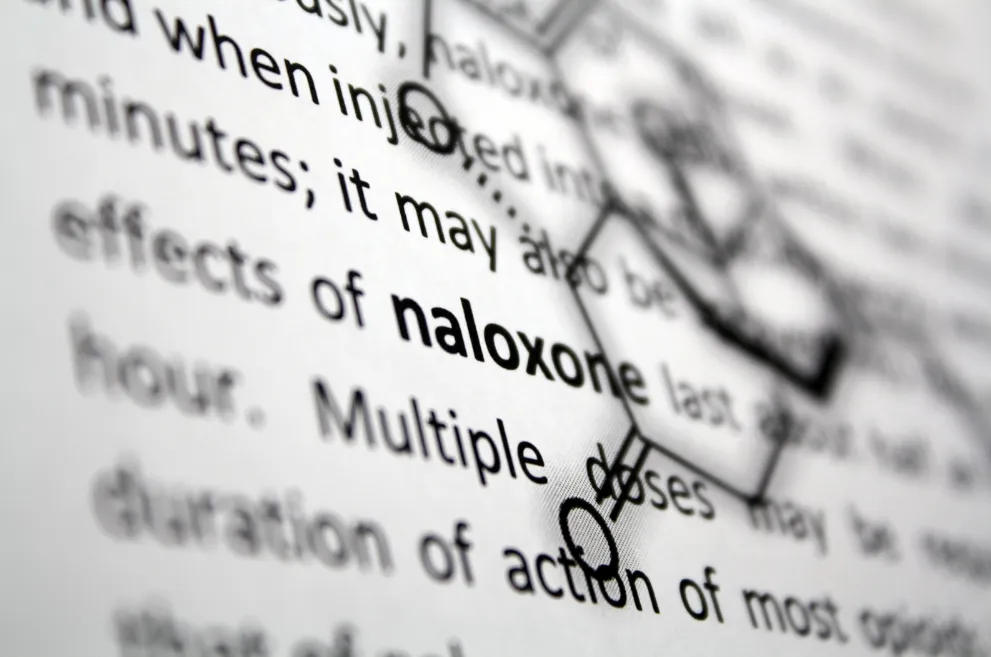 Text about naloxone administration