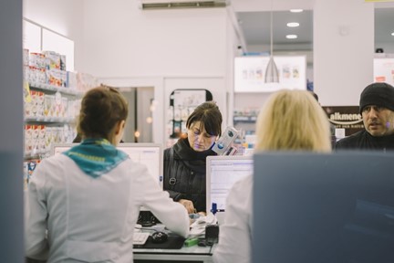 Busy pharmacy